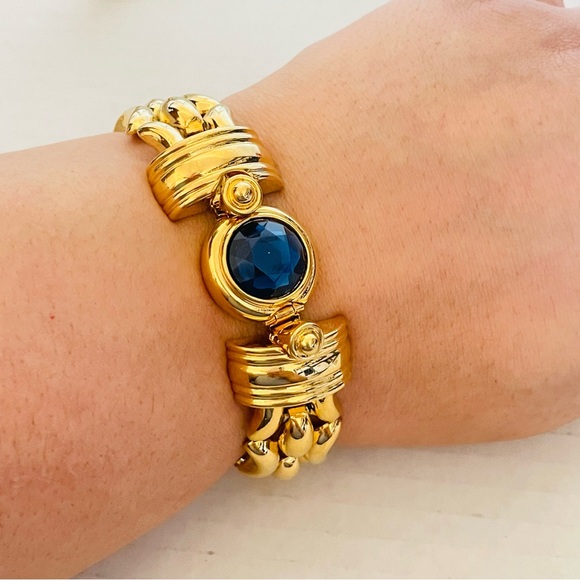 Jay Lane Jewelry Vintage Kjl Jay Lane Blue Glass